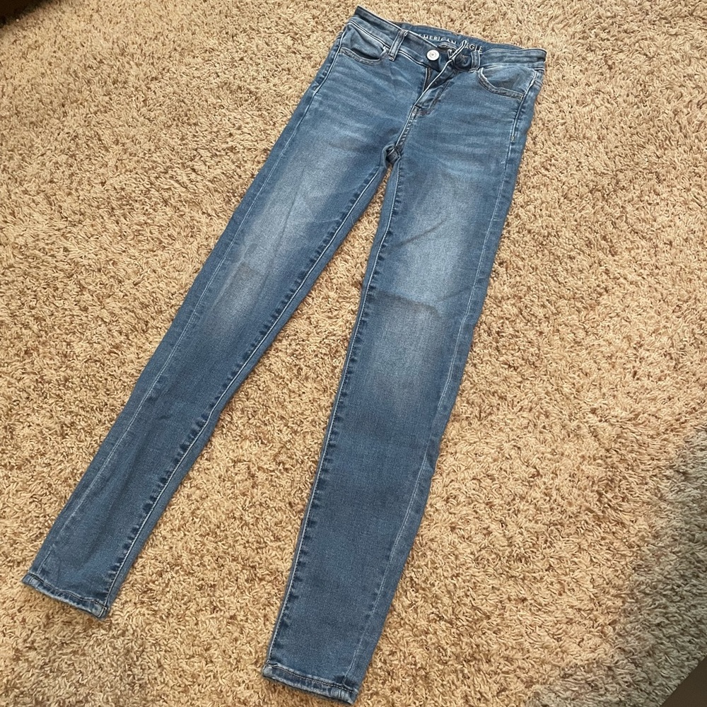 american eagle hi-rise jegging - 0